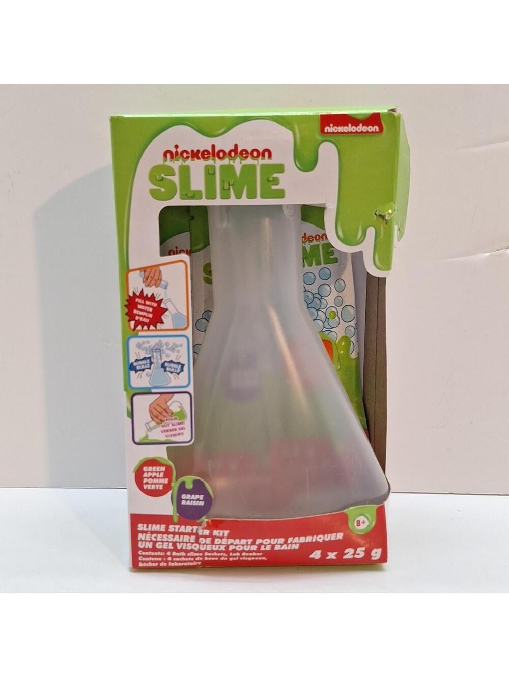 Nickelodeon Bath Slime Powder and Lab Beaker NEW 4 Packets